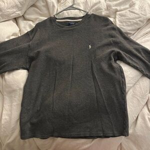 Polo Ralph Lauren Charcoal Crewneck Sweatshirt 100% Cotton